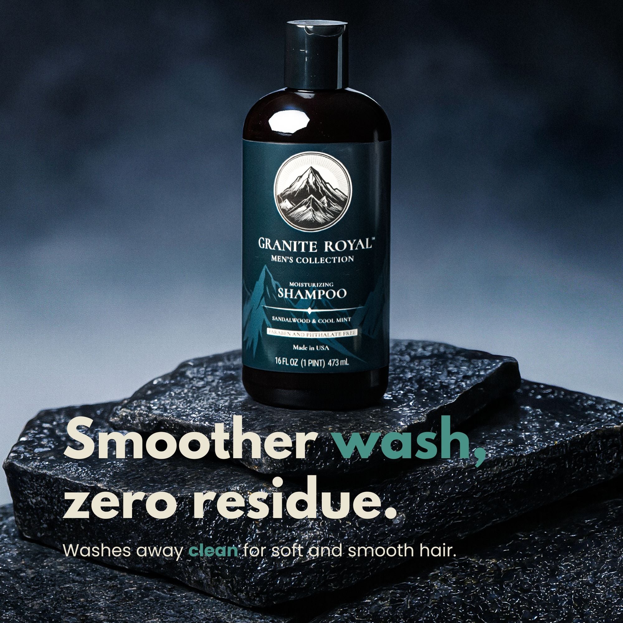 granite royal moisturizing shampoo for men's hair