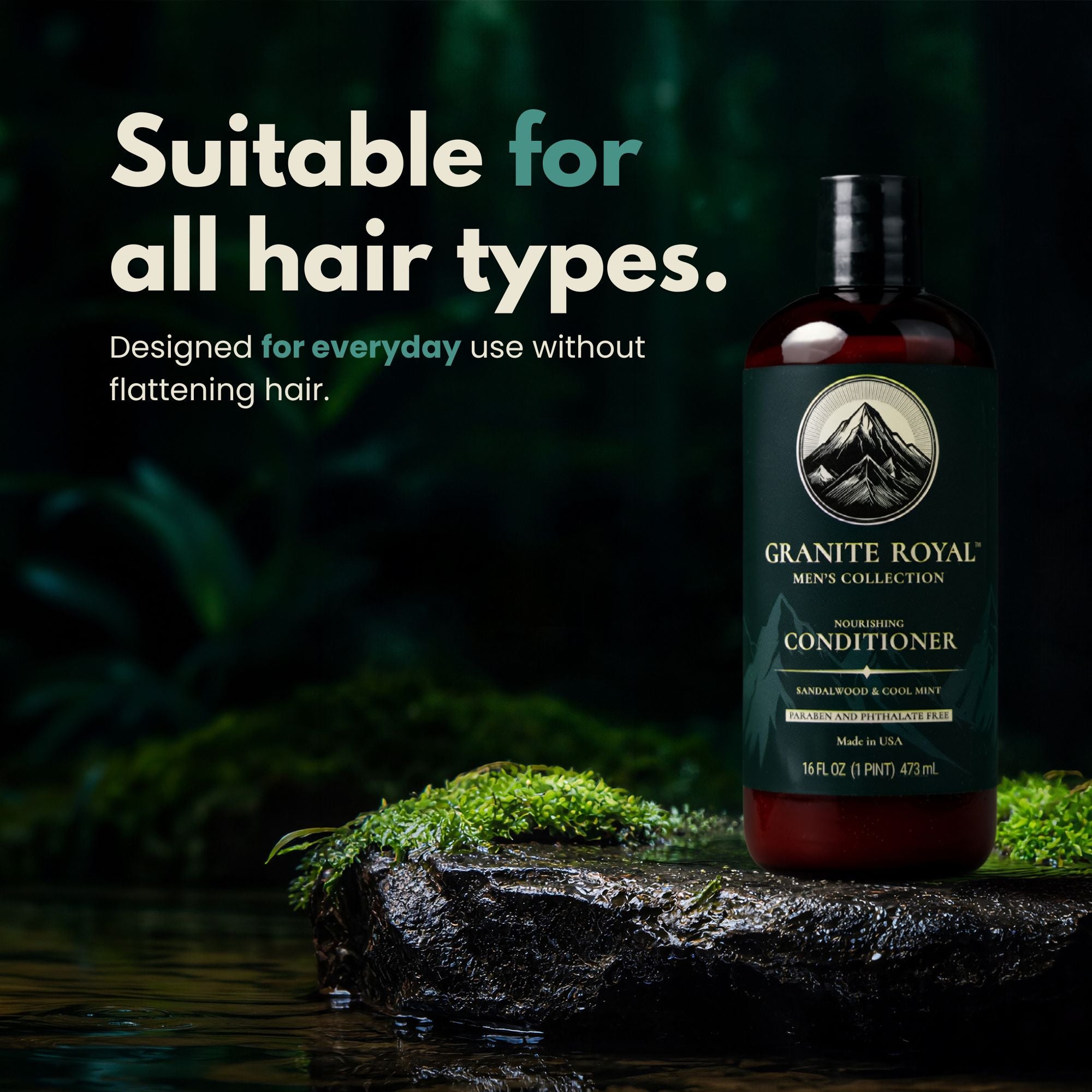 granite royal nourishing conditioner for men's hair